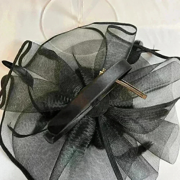 Fascinators with clip and headband (Black) - Picture 4 of 8